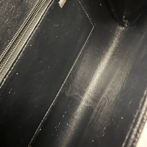 Black Snakeskin Clutch - Picture 7 of 8